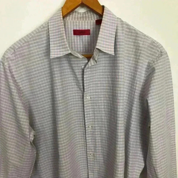 Hugo Boss Other - Hugo Boss Multi-Color Red Label 17.5 Checked Shirt